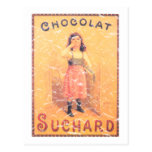 Bedrövad Suchard Choklad Vykort
