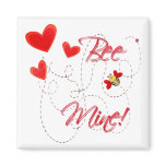 BEE MINE VALENTINE by SHARON SHARPE Magnets
