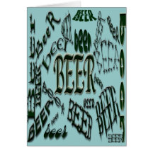beer*BeEr*BEERdesign Hälsningskort