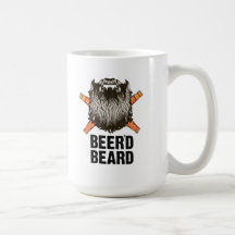 Beer'd skägg kaffe kopp