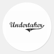Begravningsentreprenörprofessionelljobb Klistermärke