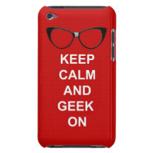 Behållalugn och Geek på Case-Mate iPod Touch Skydd