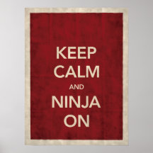 Behållalugn och Ninja på affischen