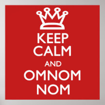 Behållalugn och Omnomnom Print