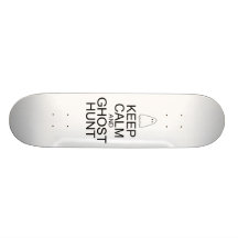 Behållalugn och spökejakt (parodi) anpassad skate board