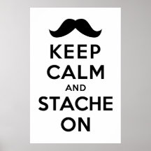 Behållalugn och Stache på Posters