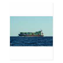 Behållarefrakt Vykort