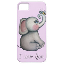 Behandla som ett barn elefanten med biiPhone 5 fod iPhone 5 Cases