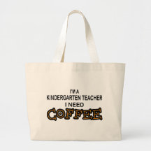 Behovskaffe - dagislärare tote bags