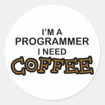 Behovskaffe - programmerare klistermärken