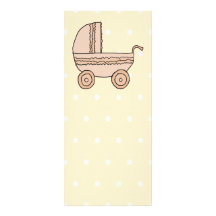 Beige babyPram. På finnig bakgrund Rackkort Mallar