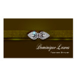 "Bejeweled" - glamorös elegant modestylist Visitkort