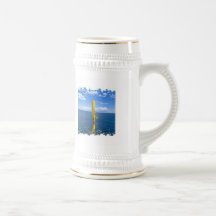 Bekymrad gräns Stein Mugg