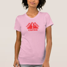 Bekymrad varning! Lude som är ohyfsad, råolja 5 T Shirts