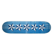 Bekymrade nautiska stjärnor skateboard