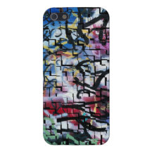 Belade med tegel grafitti iPhone 5 hud
