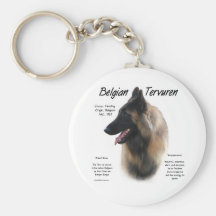 BelgareTervuren Meet aveln Keychain Nyckel Ring