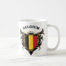 Belgien Kaffe Mugg