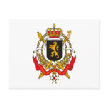 Belgium Coat of Arms Postcard