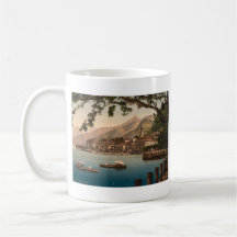 Bellagio mig, sjö Como, Lombardy, italien Kaffe Kopp
