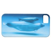 Belugamor och baby iPhone 5 Case-Mate cases