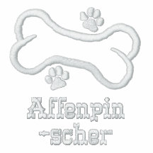 Ben-n-Tassar Affenpinscher Broderade Polo Tröjor