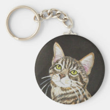 BENGAL KATT KEYCHAIN NYCKEL RING