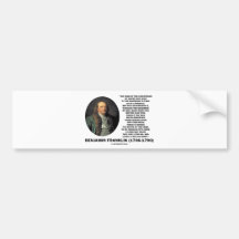 Benjamin Franklin omvandling av vatten in i vin Bildekal