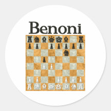 Benoni Rund Klistermärke