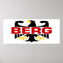 Bergefternamn Affischer