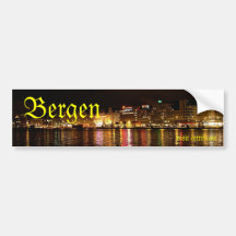 Bergen besökcertifikat bildekaler