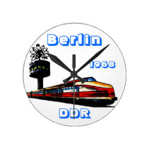 Berlin DDR Design Wanduhr
