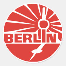 Berlin Tyskland Klistermärken