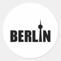 Berlin Tyskland Klistermärken