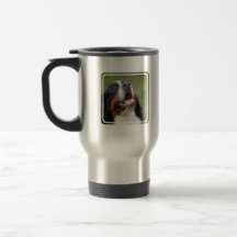 Berner Sennenhund hundtravel mug Muggar