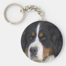 Berner Sennenhund Keychain Nyckel Ringar