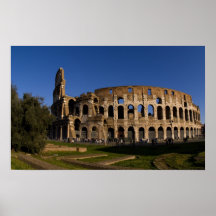 Berömda Colosseum i Rome italienLandmark 2 Affischer