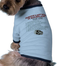 Berömdjumboord i Roleplaying: Överträffa tio Hund Tshirt