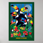 BERRIED I TOUCANS AFFISCHER