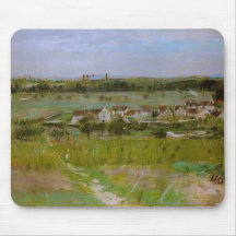 bertheMorisot fransk landskap Mousepad Mus Matta