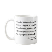 Bertrand Russell citationstecken 5a Kaffe Muggar