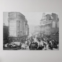 Beskåda av den Tottenham domstolvägen, c.1885 Affischer