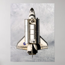 Beskåda av rymdfärjasträvan från ISS (STS-113) Posters