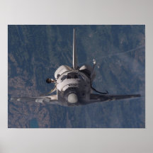Beskåda av rymdfärjaupptäckt från ISS (STS-114) Posters