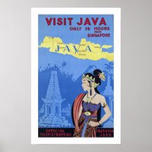 Besök Java Posters