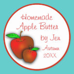 Beställnings- applesauce- eller Apple smöretikette klistermärken