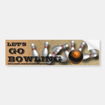 Beställnings- bowlingbildekal