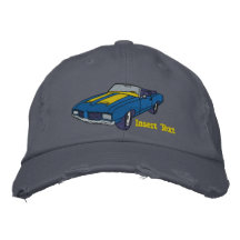 Beställnings- cabriolet broderad hatt