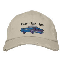 Beställnings- cabriolet broderad hatt