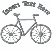 Beställnings- cykel broderad skjorta